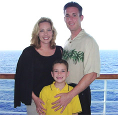 Dr. Levine, Angela, and their son Chandler